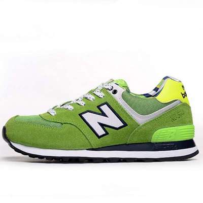 new balance/新百伦公司 女鞋nb复古休闲跑步鞋wl574ycg 绿色 36.5码