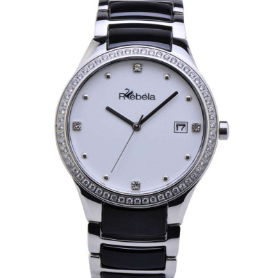 正品瑞贝拉男表 男士大表盘陶瓷手表 水钻超薄防水商务男表rgf5020c7