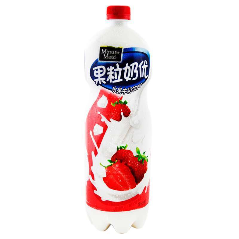 美汁源果粒奶優草莓味 450ml 果味