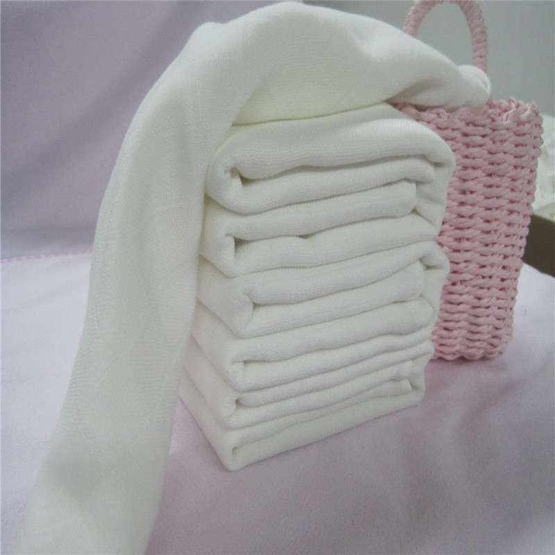 贝贝暄 竹纤维纱布尿布 9条装 (50*70cm)白色 白色