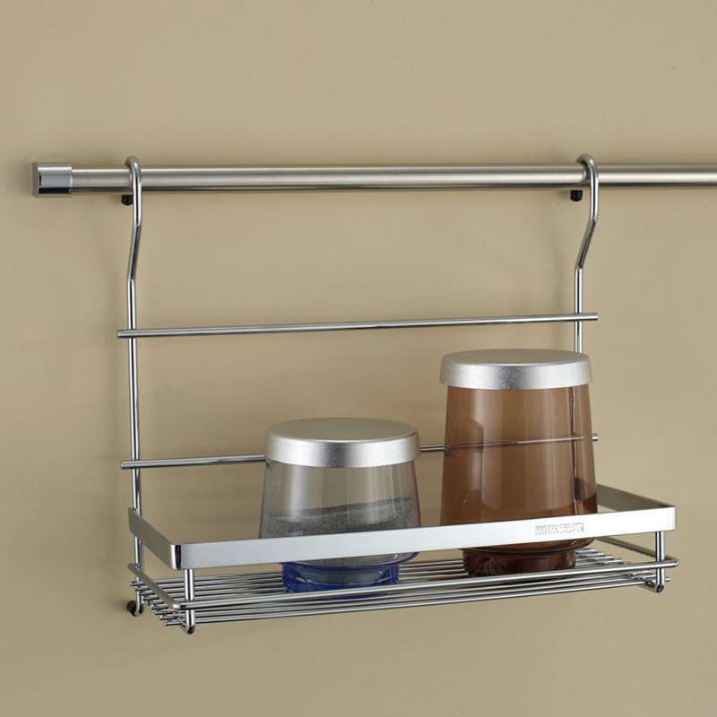 厨欲无限 挂式单层置物架 厨房挂件挂架厨房五金 t904