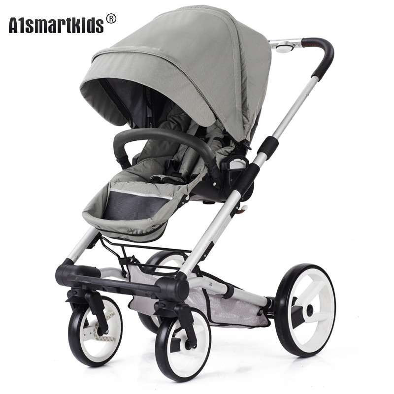 a1smartkids高景观婴儿手推车s019先锋版高雅浅灰 易购价 &nbsp;-&