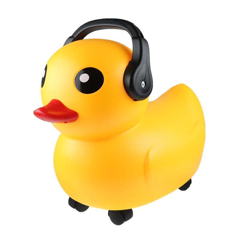 包邮宝宝大黄鸭玩具童车扭扭车小黄鸭滑行车学步车可坐骑滑行车