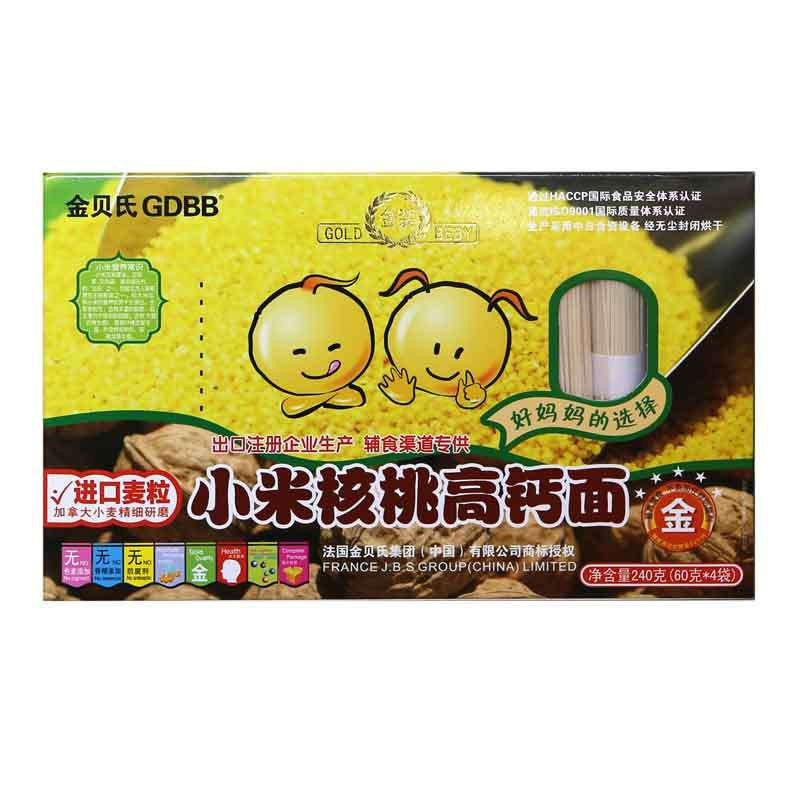 gdbb小米核桃高钙面240g 易购价 &nbsp;-&nbsp; 商品满意度 5.
