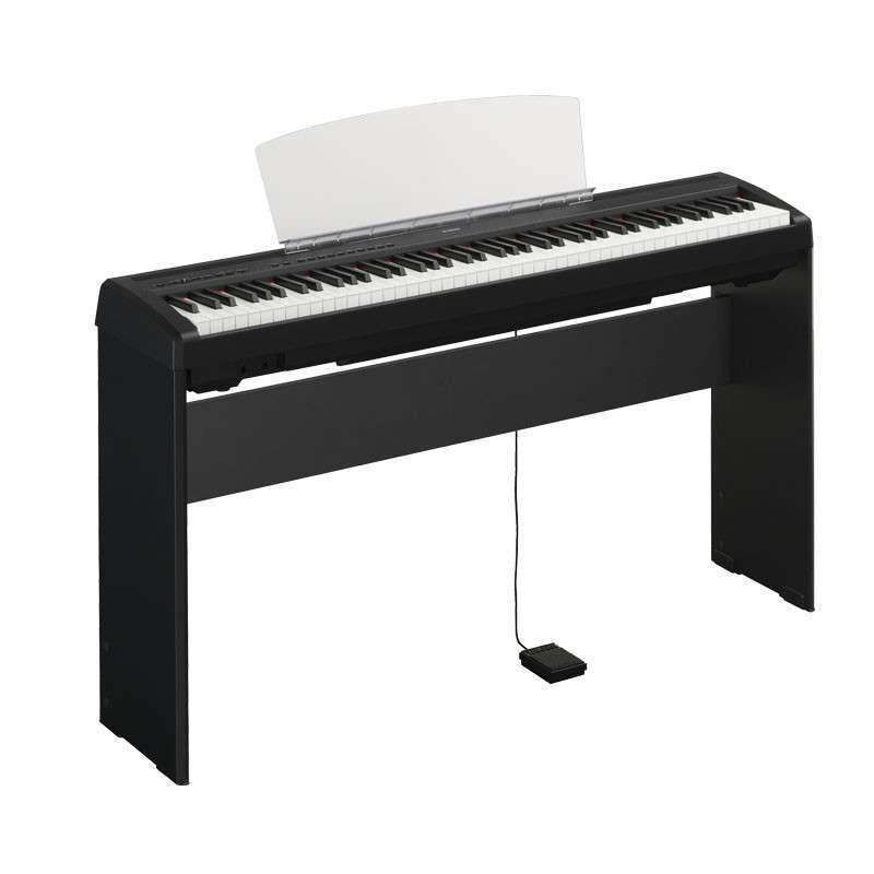 雅马哈电钢琴p95b 88键重锤 电子数码钢琴 正品 单主机 木架 单踏板