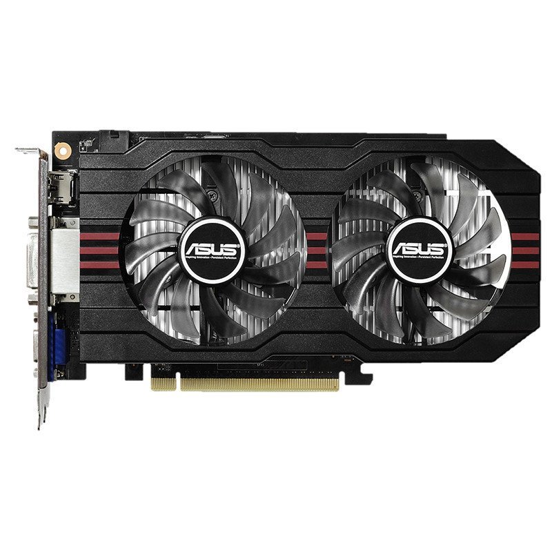 华硕(asus)gtx750ti-oc-2gd5 1150mhz/5400mhz 2gb/128bit 圣骑士显卡