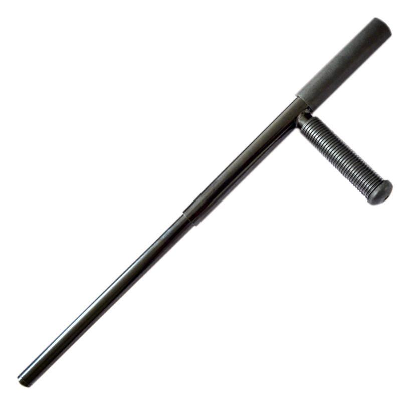 夜霸途甩棍伸缩棍户外防身棍铁棍军迷用品 单根 黑色