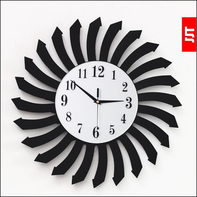 久久达时光年轮 个性前卫时尚创意简约欧式客厅静音挂钟钟表礼品jt