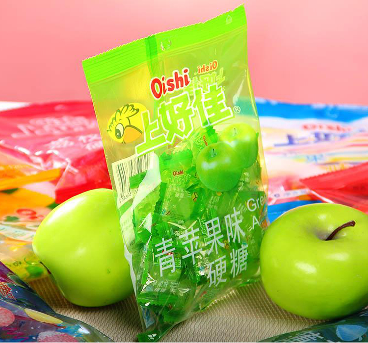 上好佳水果硬糖提子味120g