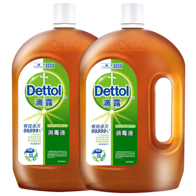 Dettol滴露消毒液1.8L两瓶实惠装