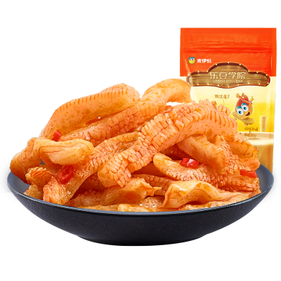 来伊份香辣素毛肚零食