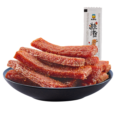 来伊份香辣大刀肉零食