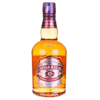 芝华士（Chivas)洋酒 12年苏格兰威士忌 500ml（40度）