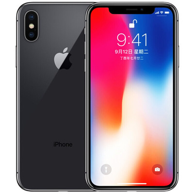 苹果(Apple) iPhone X 4G手机 深空灰色 256G