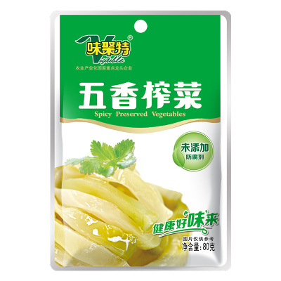 味聚特 特级五香榨菜 80g