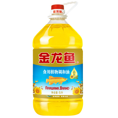 金龙鱼 食用植物调和油（清香）5L / 葵花籽食用调和油 5L