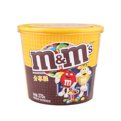 m&m豆花生巧克力