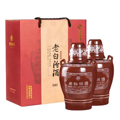 汾酒 老白汾酒 十年陈酿 53度 475ml*2 礼盒