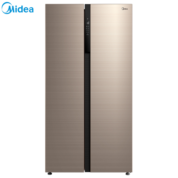 【品牌自营】美的(Midea)冰箱对开双开门541升一级变频风冷智能静音家用电冰箱BCD-541WKPZM(E)流光咖