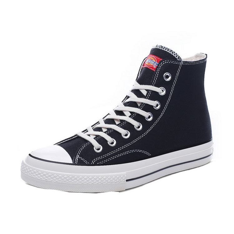DICKIES男鞋2019春季新款高帮帆布鞋学生韩版情侣百搭休闲透气板鞋193M50LXS25