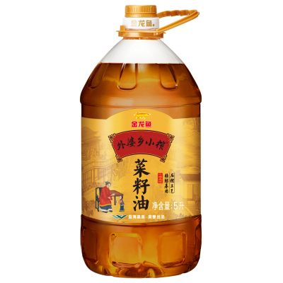 金龙鱼 外婆乡小榨菜籽油 5L