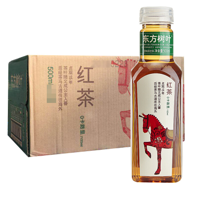 东方树叶原味茶饮料红茶500ml