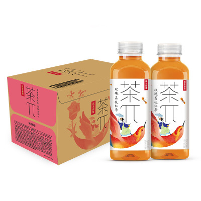 农夫山泉茶π（茶派）玫瑰荔枝红茶500ml*15瓶（整箱）