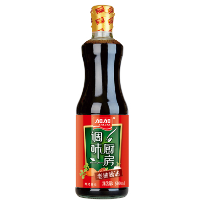 加加调味厨房老抽酱油500ml