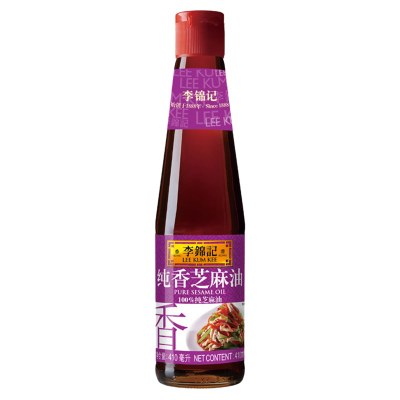 李锦记 纯香芝麻油 410ml 100%纯芝麻油