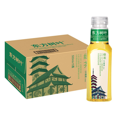 农夫山泉东方树叶绿茶500ml*15瓶整箱