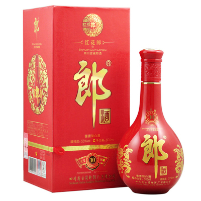 郎酒红花郎十 53度500ml