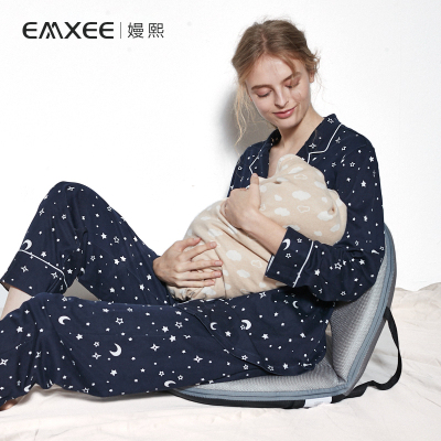 嫚熙（EMXEE）孕妇哺乳枕喂奶枕婴儿防吐奶授乳椅子