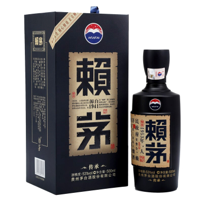 茅台 赖茅 传承蓝 酱香型 白酒 53%vol 500ml*6瓶 整箱装