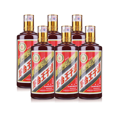 贵州茅台 王子酒 酱色 53度500ml*6 整箱装 酱香型白酒