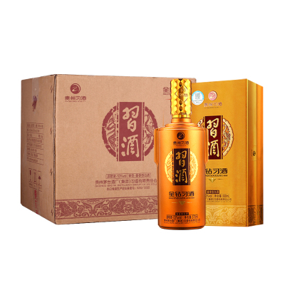 茅台集团 贵州习酒 53度金钻习酒 500ml *6整箱