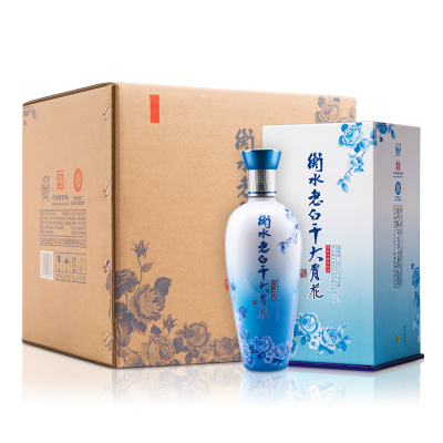 衡水老白干 大青花40度 500ml*4 整箱