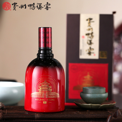 贵州鸭溪窖酒多彩鸭溪·北京浓香型52度 500ml/瓶*6 粮食酒礼盒装