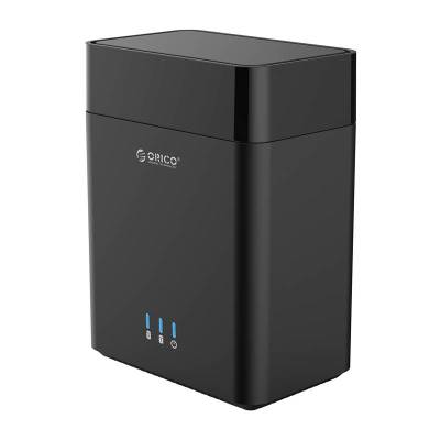 Orico/奥睿科 3.5寸双盘位USB3.0硬盘柜外置SATA台式机串口存储盒台式机硬盘盒子外置读取硬盘箱