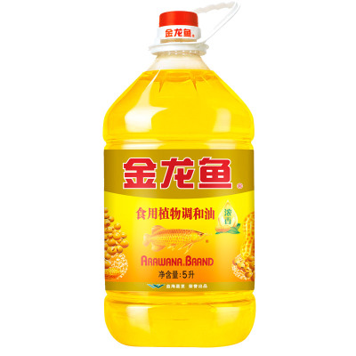 金龙鱼 浓香食用植物调和油5L / 花生浓香食用调和油 5L