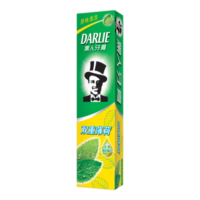 黑人双重薄荷牙膏