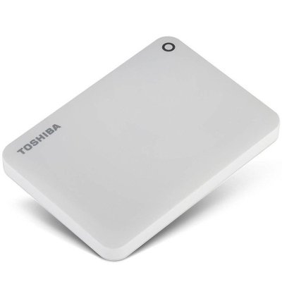 东芝（TOSHIBA）升级版V9 CANVIO高端分享系列 1TB 移动硬盘 2.5英寸USB3.0 清新白