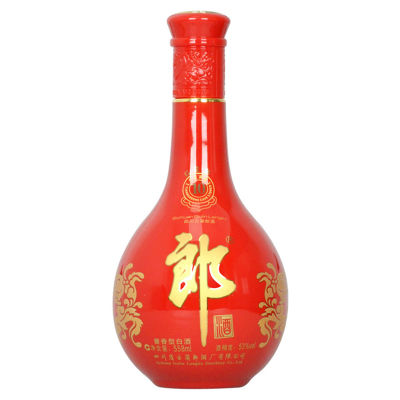 郎酒红花郎10-53度558ml*6瓶 箱装 酱香型白酒