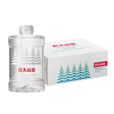 农夫山泉饮用天然水(适合婴幼儿)1L*12瓶整箱