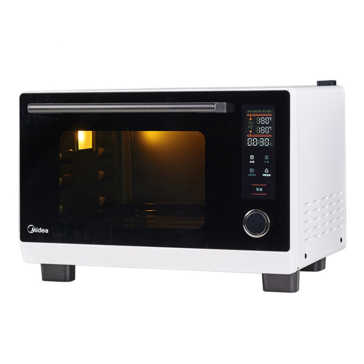 美的（Midea）S3-L251E 家用蒸烤一体机 25升多功能 空气炸烘焙发酵餐具消毒蒸烤箱 电烤箱