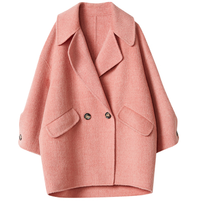 红袖 双面毛呢外套
