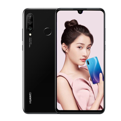 华为(HUAWEI) 华为nova4e AI超广角三摄 全网通版 6GB+128GB 幻夜黑 移动联通电信4G智能手机