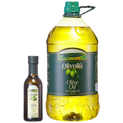 欧丽薇兰olive纯正橄榄油食用油5L/桶中式烹饪耐高温粮油植物油食用橄榄油家用5升油