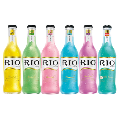 锐澳（RIO）洋酒 鸡尾酒 预调酒果酒混合装（六种口味）275ml*6瓶