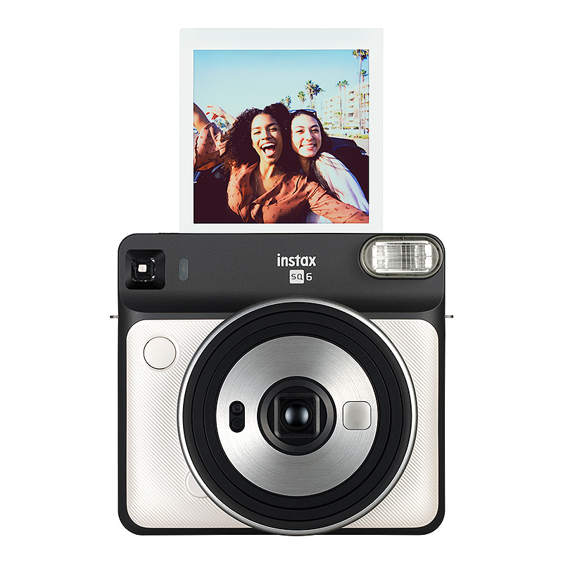 富士（FUJIFILM）INSTAX 一次成像相机立拍立得 SQUARE SQ6 珍珠白