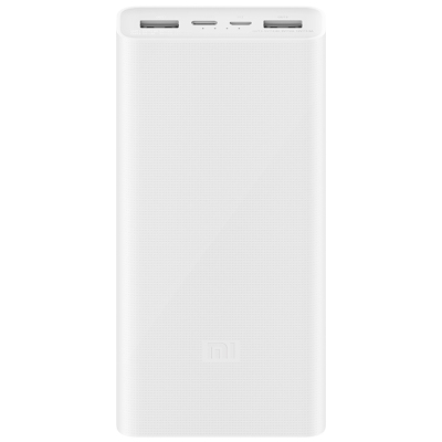 小米移动电源3 20000mAh USB-C双向快充版 白色 PLM18ZM